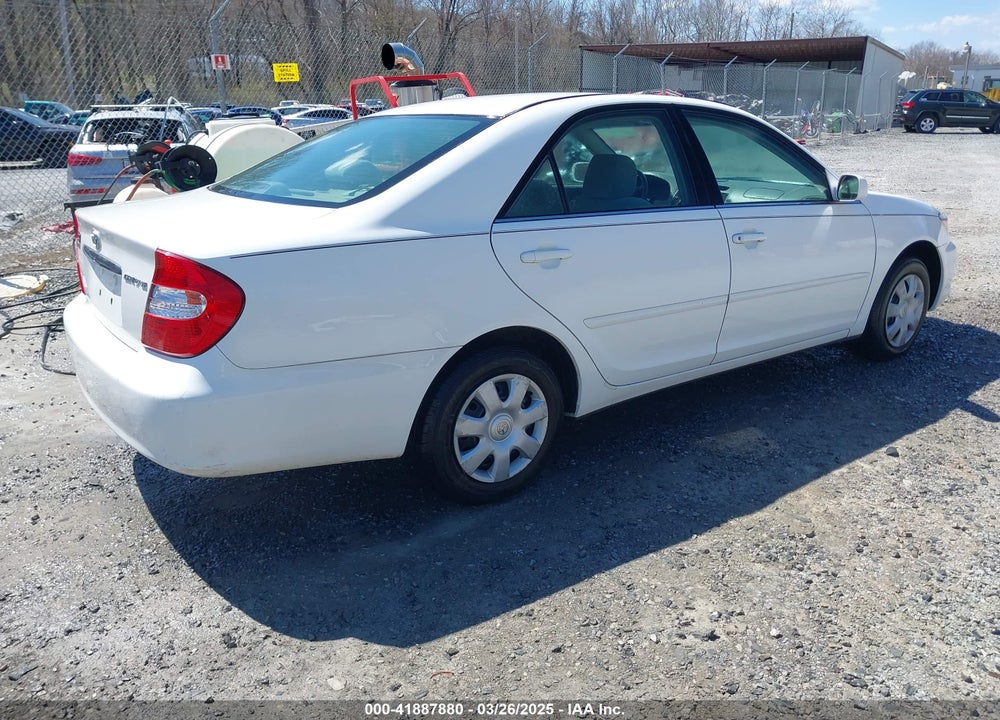 2004 TOYOTA CAMRY LE VIN: 4T1BE32K84U363179