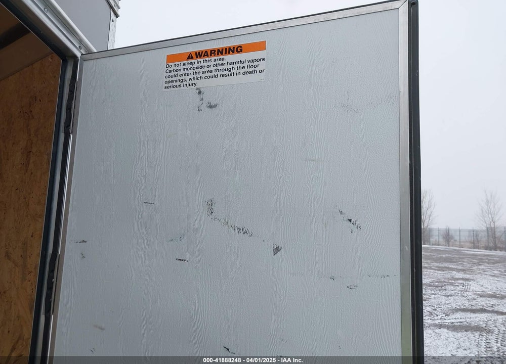 2022 ALCOM 14\' ENCLOSED TRAILER VIN: 5WFBE1426NS018454