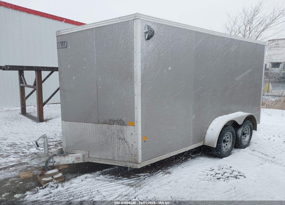 2022 ALCOM 14\' ENCLOSED TRAILER VIN: 5WFBE1426NS018454