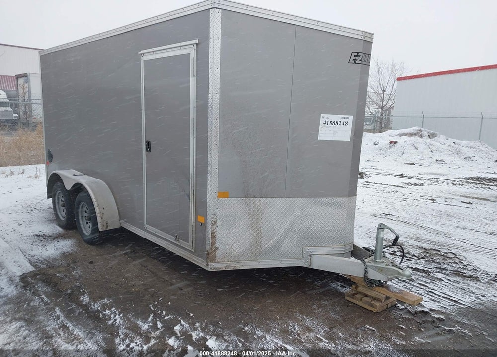 2022 ALCOM 14\' ENCLOSED TRAILER VIN: 5WFBE1426NS018454