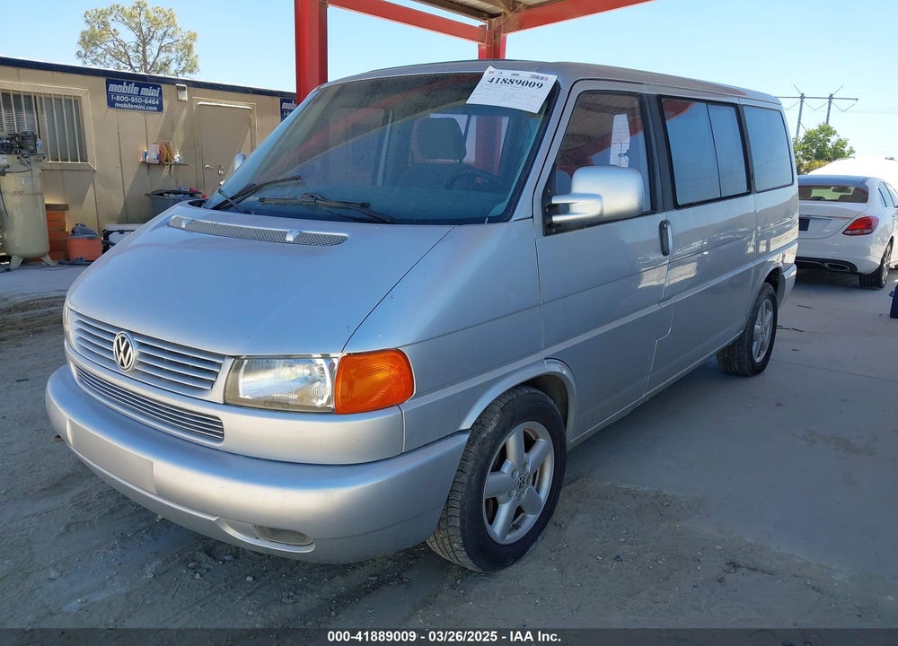 2003 VOLKSWAGEN EUROVAN GLS VIN: WV2KB47073H042334