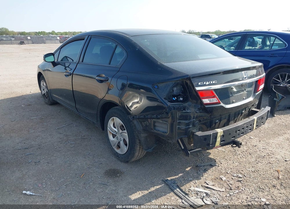 2013 HONDA CIVIC VIN: 2HGFB2F5XDH579116
