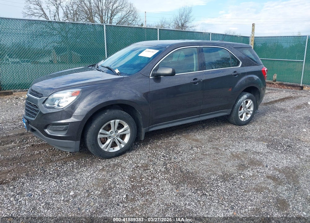2016 CHEVROLET EQUINOX VIN: 2GNFLEEK4G6116920