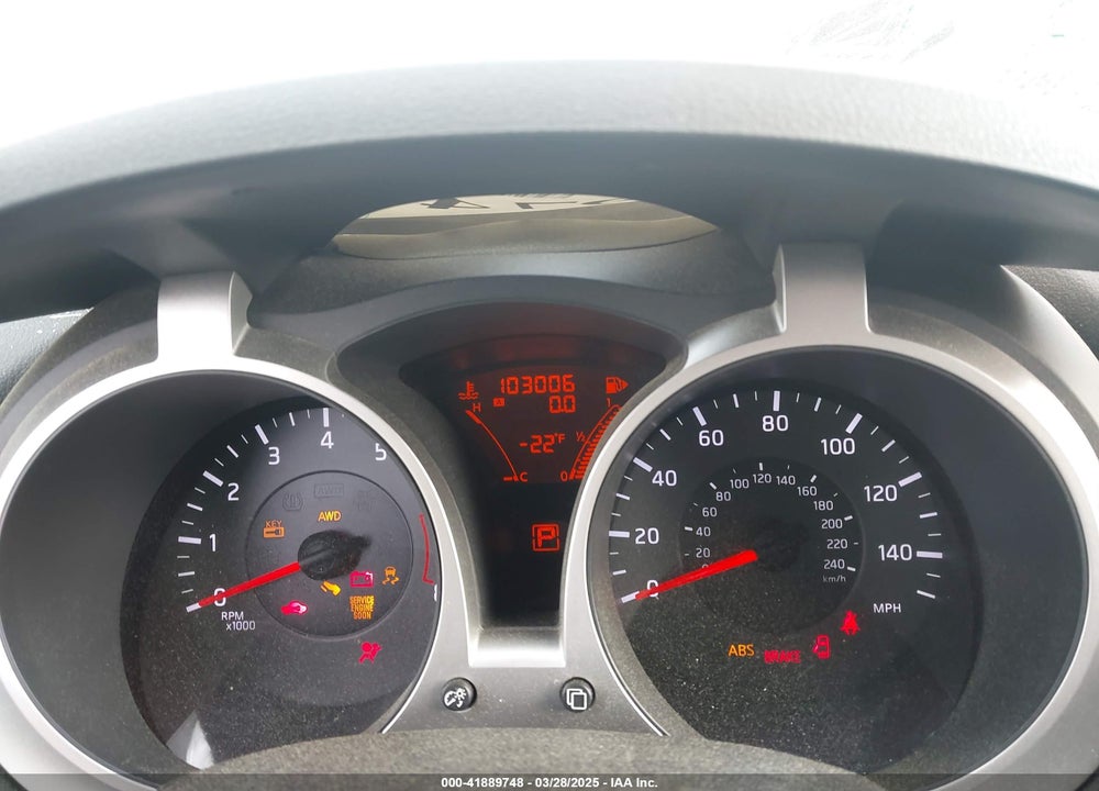 2011 NISSAN JUKE VIN: JN8AF5MV9BT025393