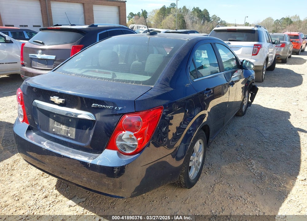 2016 CHEVROLET SONIC VIN: 1G1JC5SH8G4157766