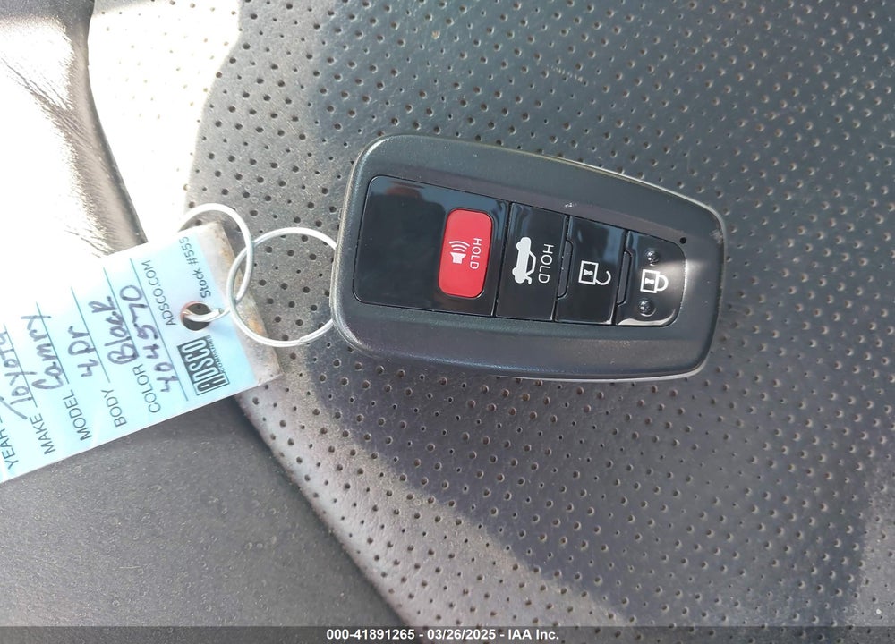 2021 TOYOTA CAMRY VIN: 4T1K61AK0MU404570