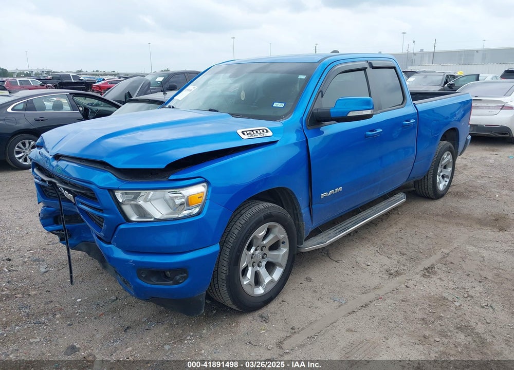 2021 RAM 1500 BIG HORN 4X2 6'4 BOX VIN: 1C6RREBTXMN769476