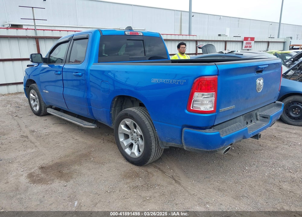 2021 RAM 1500 BIG HORN 4X2 6'4 BOX VIN: 1C6RREBTXMN769476