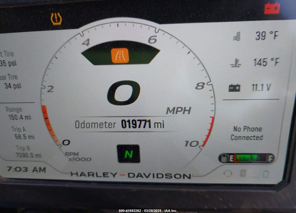2022 HARLEY-DAVIDSON RA1250 S VIN: 1HD1ZES15NB307039