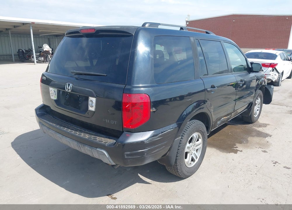 2004 HONDA PILOT EX-L VIN: 2HKYF18564H593234