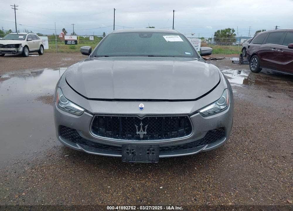 2017 MASERATI GHIBLI VIN: ZAM57RSS9H1217049