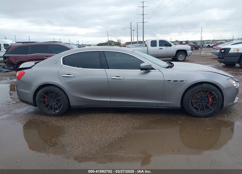 2017 MASERATI GHIBLI VIN: ZAM57RSS9H1217049