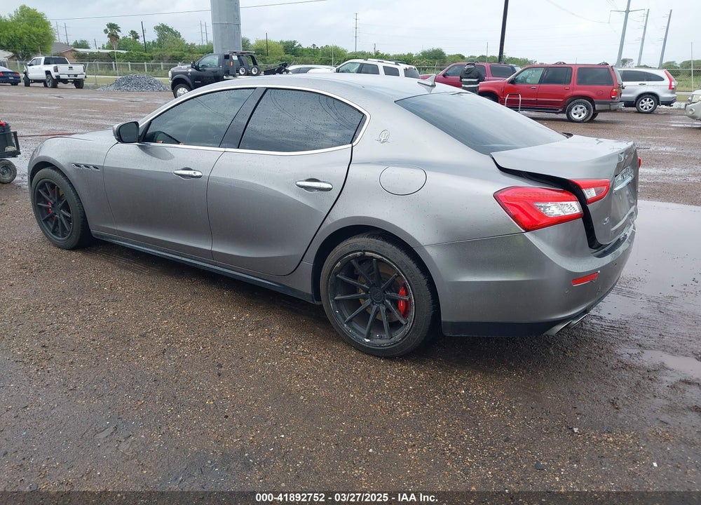 2017 MASERATI GHIBLI VIN: ZAM57RSS9H1217049