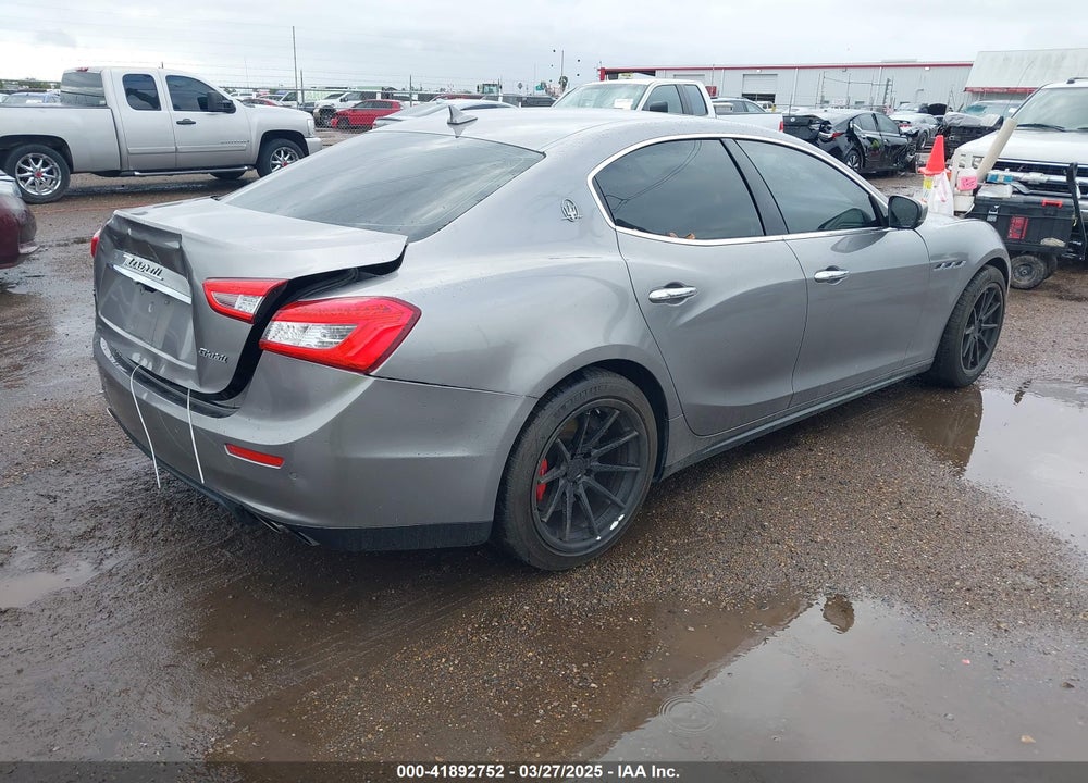2017 MASERATI GHIBLI VIN: ZAM57RSS9H1217049