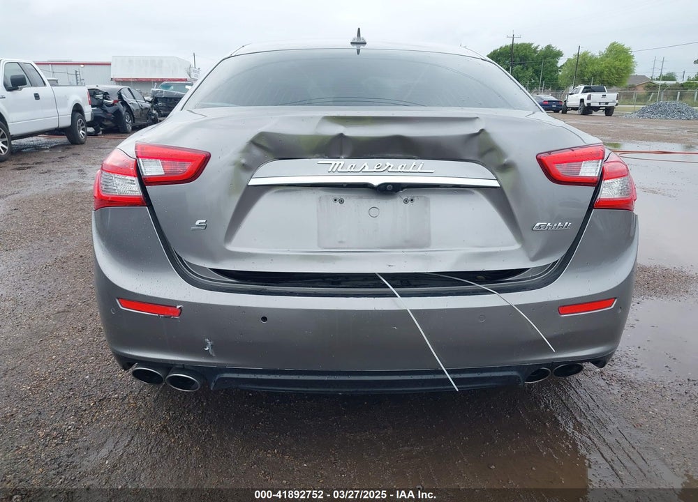 2017 MASERATI GHIBLI VIN: ZAM57RSS9H1217049