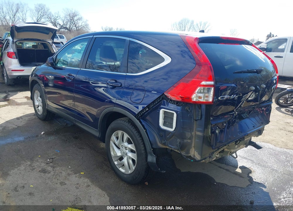 2015 HONDA CR-V EX VIN: 5J6RM4H54FL049349