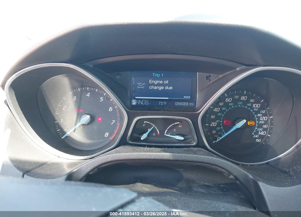 2012 FORD FOCUS VIN: 1FAHP3M21CL134326