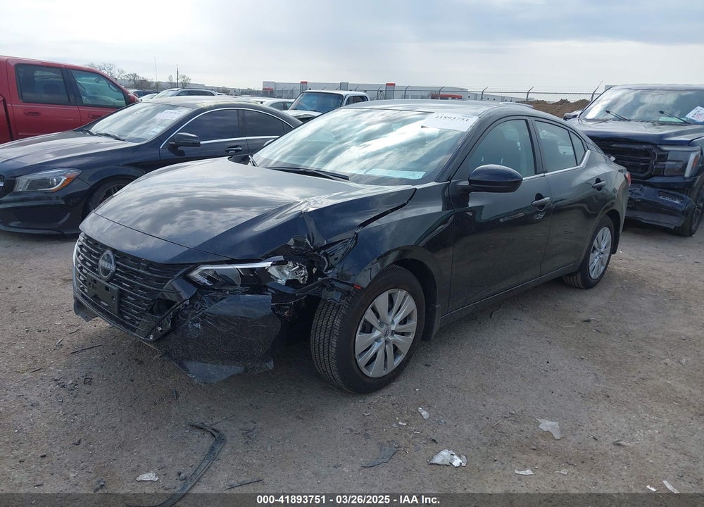 2025 NISSAN SENTRA S VIN: 3N1AB8BV8SY262916