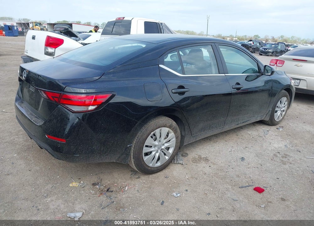 2025 NISSAN SENTRA S VIN: 3N1AB8BV8SY262916
