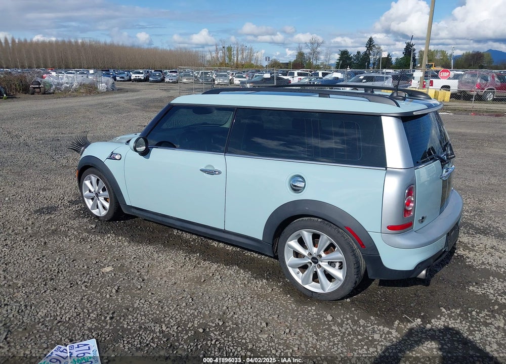 2013 MINI CLUBMAN COOPER S VIN: WMWZG3C52DT800103