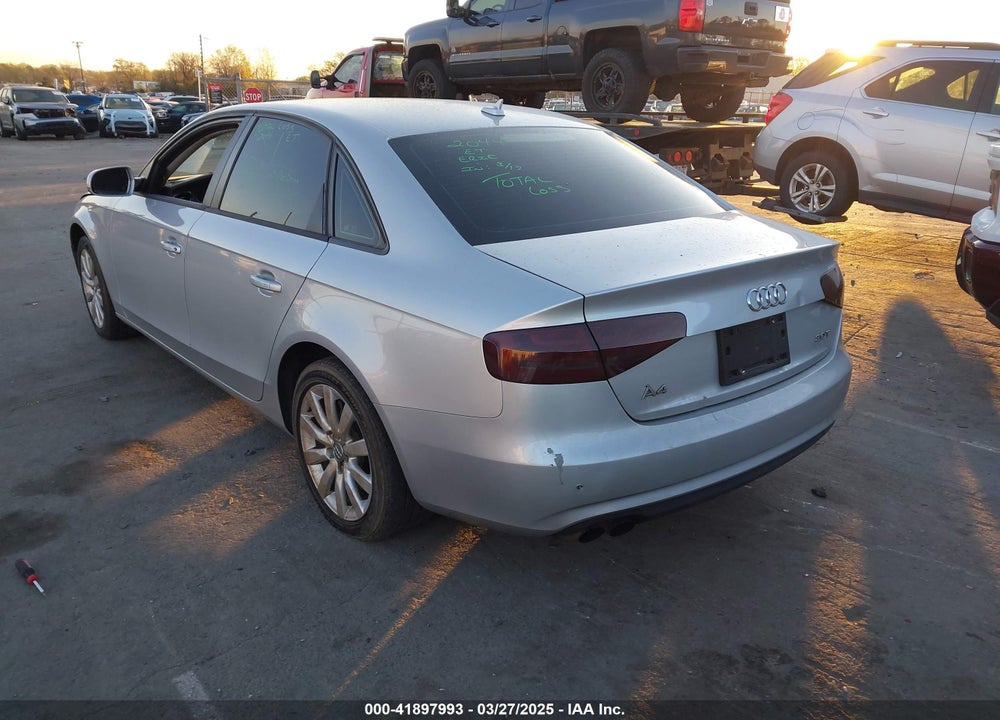 2013 AUDI A4 VIN: WAUAFAFL2DN021089