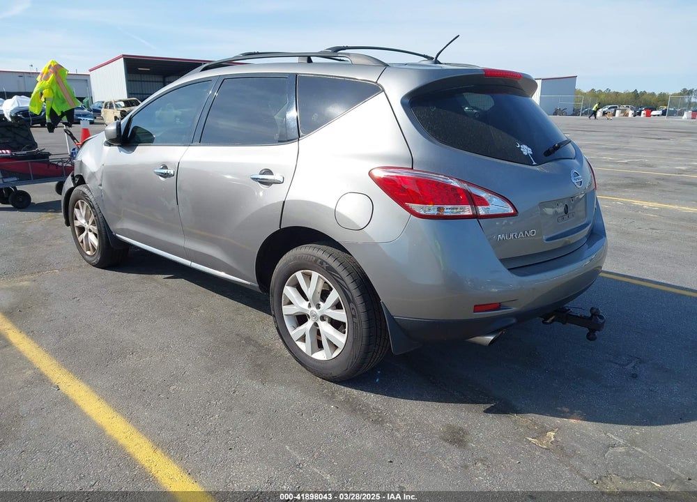 2012 NISSAN MURANO SL VIN: JN8AZ1MW9CW209533