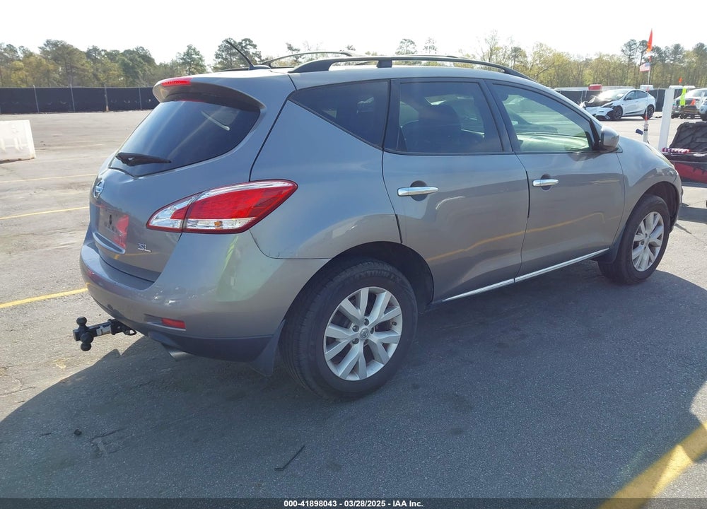 2012 NISSAN MURANO SL VIN: JN8AZ1MW9CW209533