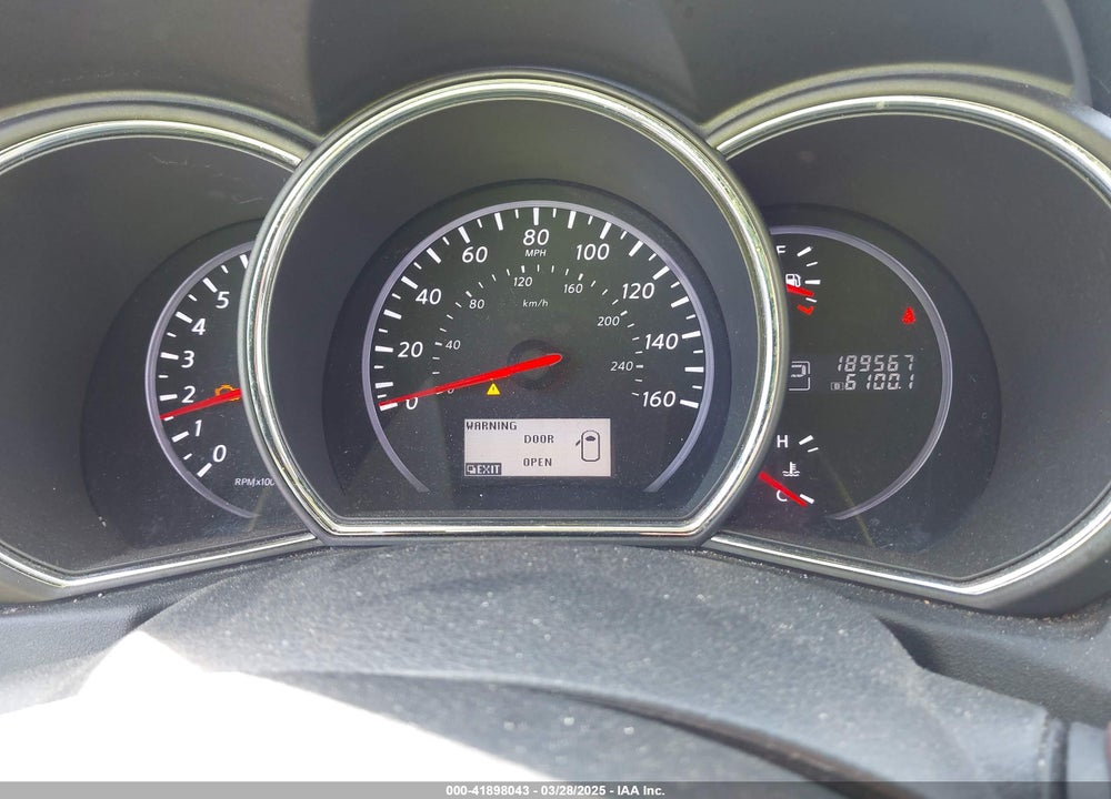 2012 NISSAN MURANO SL VIN: JN8AZ1MW9CW209533