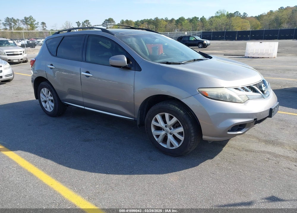 2012 NISSAN MURANO SL VIN: JN8AZ1MW9CW209533