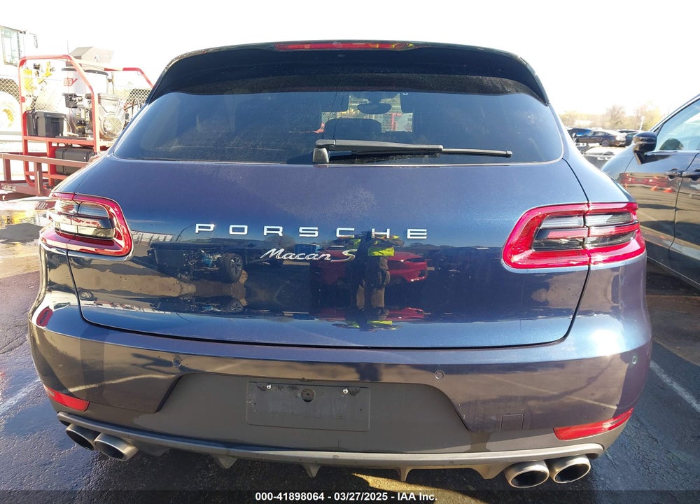 2015 PORSCHE MACAN S VIN: WP1AB2A54FLB71702