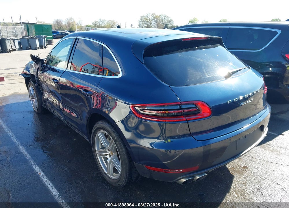 2015 PORSCHE MACAN S VIN: WP1AB2A54FLB71702