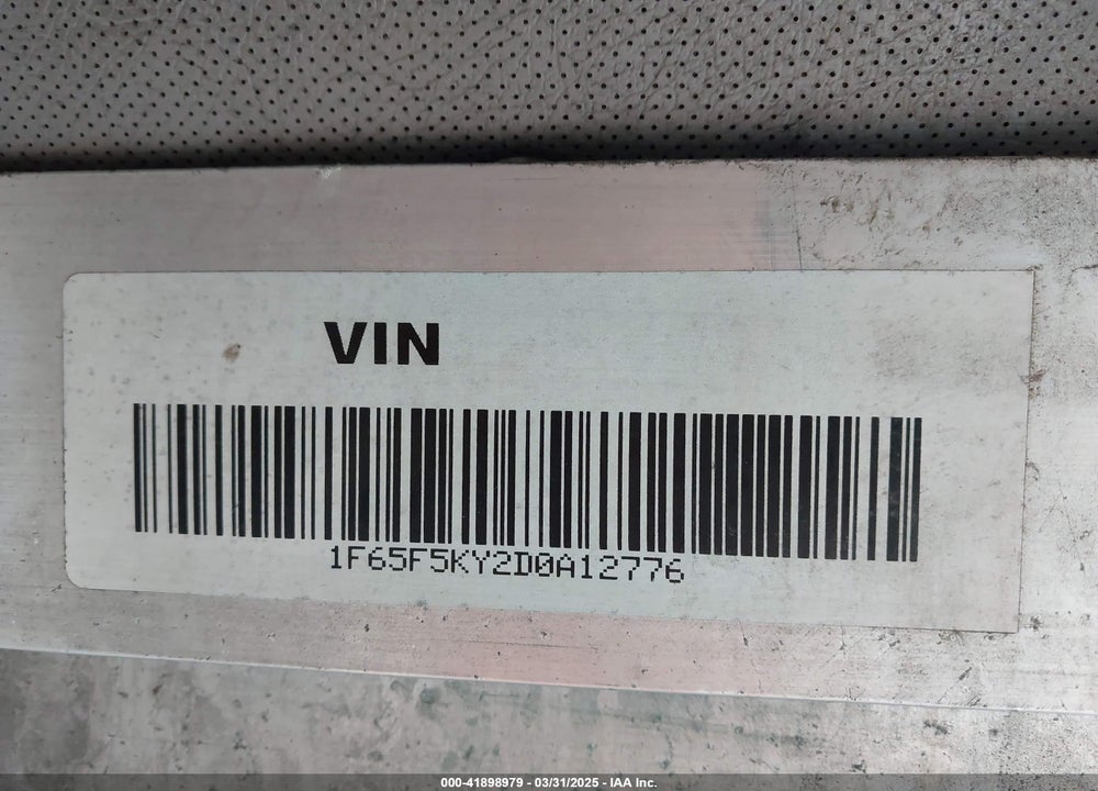 2013 FORD F-59 COMMERCIAL STRIPPED VIN: 1F65F5KY2D0A12776