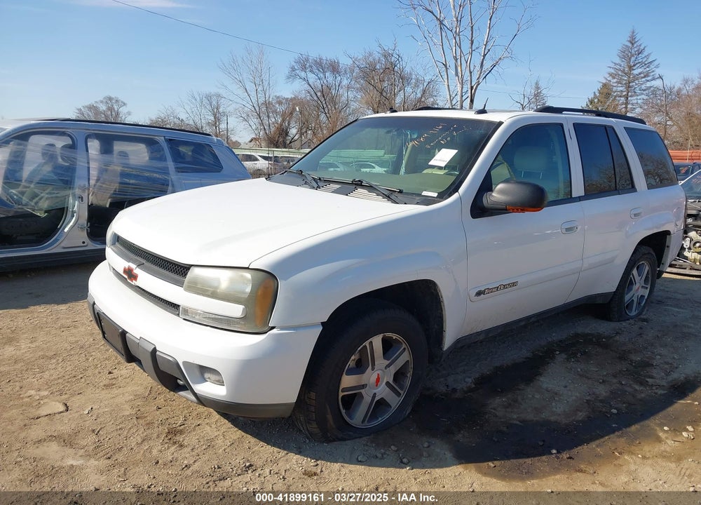 2004 CHEVROLET TRAILBLAZER LT VIN: 1GNDT13S842141055