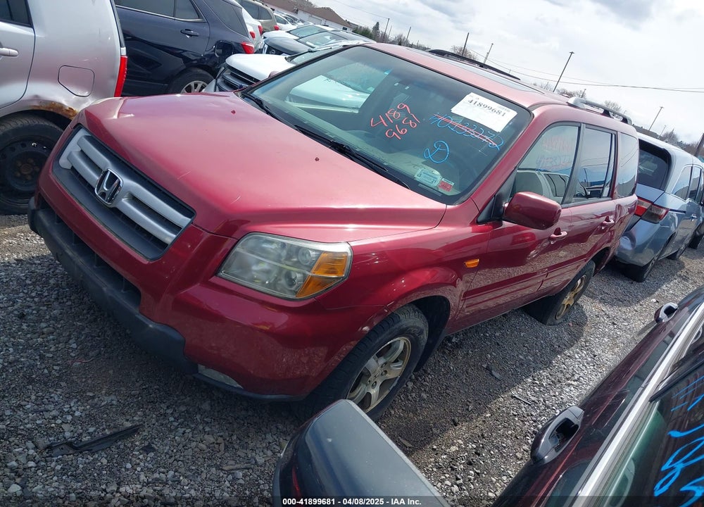 2006 HONDA PILOT EX-L VIN: 5FNYF18576B023812