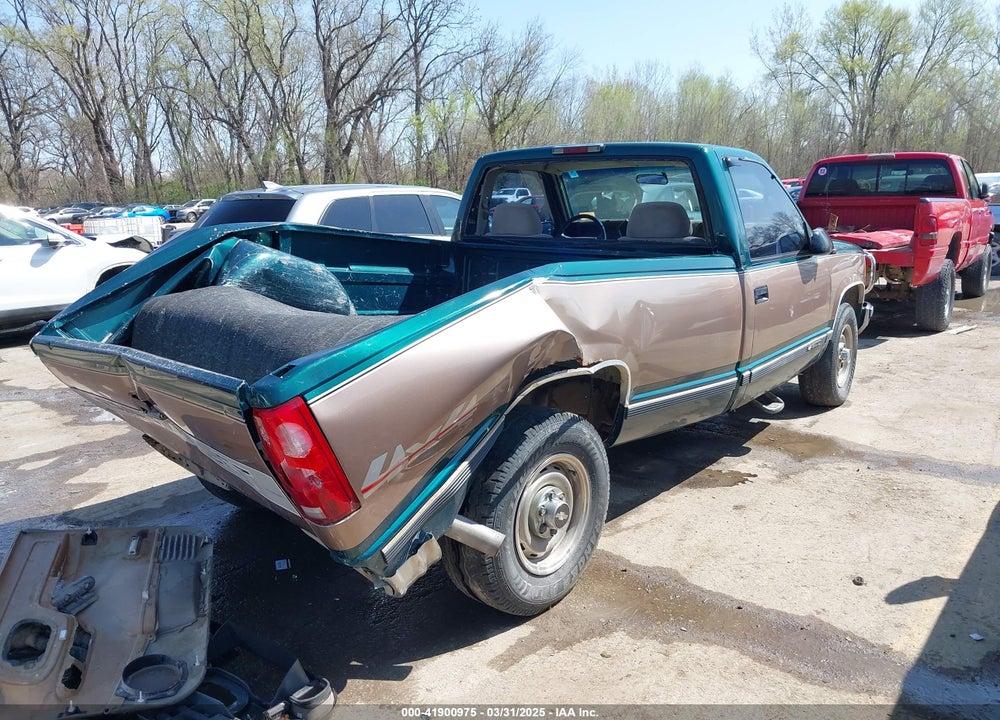 1997 CHEVROLET K1500 FLEETSIDE VIN: 1GCEK14R0VZ239176