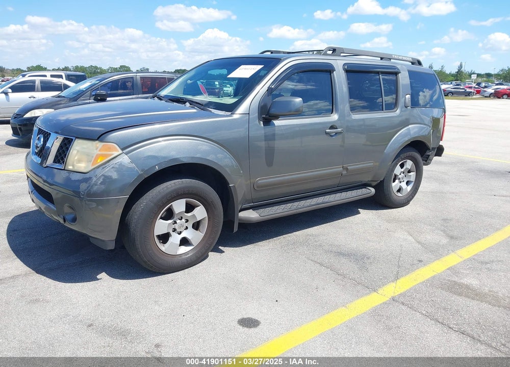2007 NISSAN PATHFINDER SE VIN: 5N1AR18U87C614564