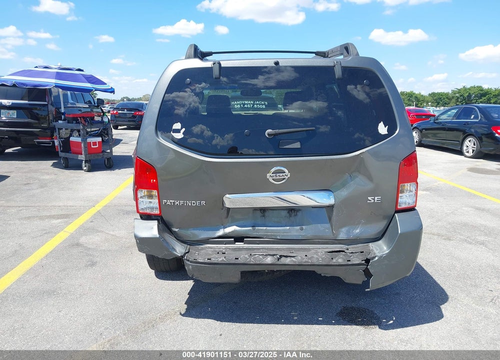 2007 NISSAN PATHFINDER SE VIN: 5N1AR18U87C614564