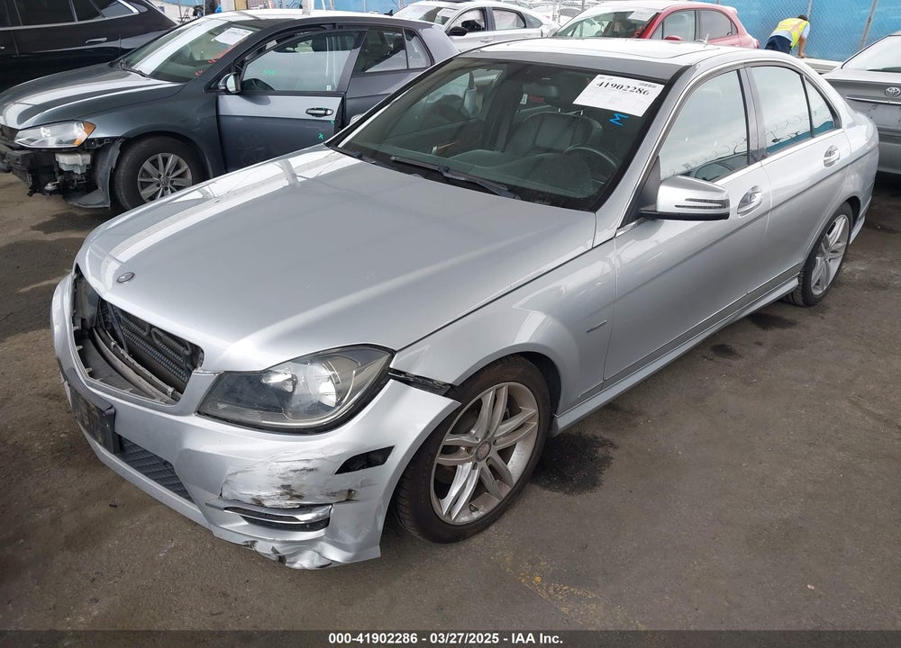 2012 MERCEDES-BENZ C 250 VIN: WDDGF4HB3CR217817