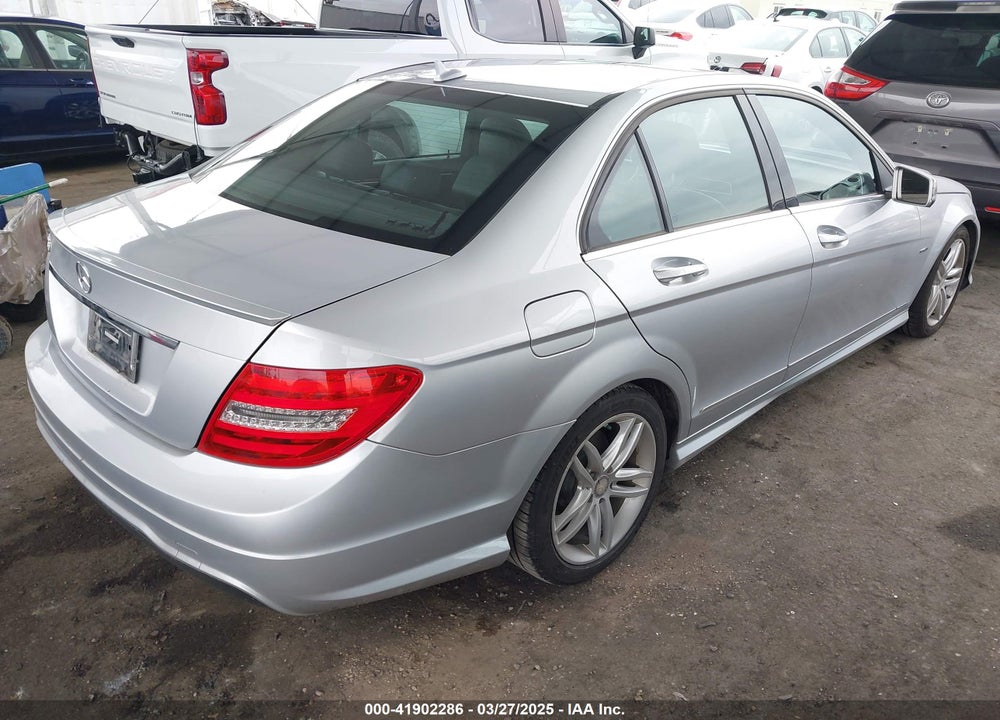 2012 MERCEDES-BENZ C 250 VIN: WDDGF4HB3CR217817
