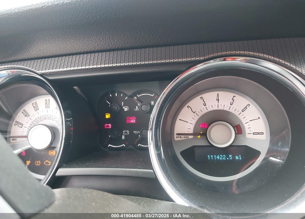 2012 FORD MUSTANG VIN: 1ZVBP8CF5C5221200