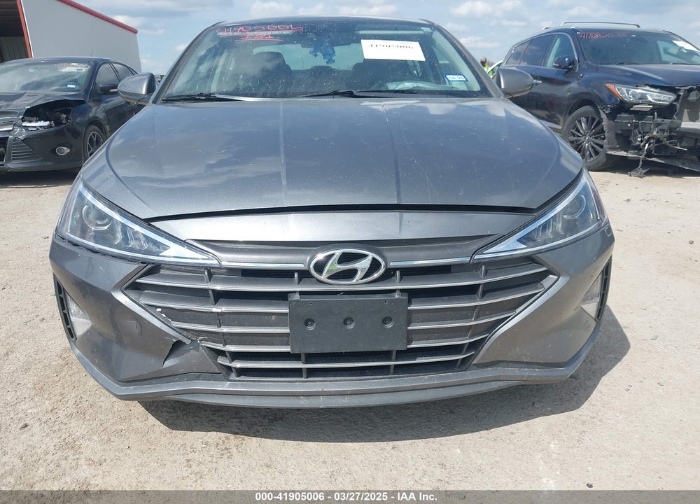 2019 HYUNDAI ELANTRA SEL VIN: 5NPD84LF6KH480049
