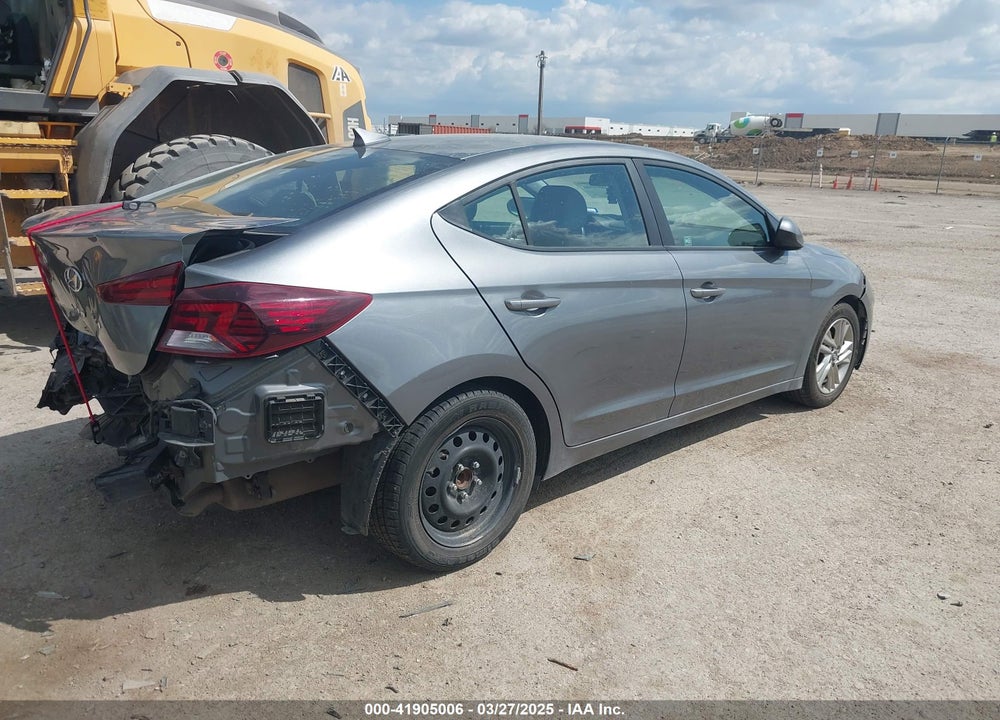 2019 HYUNDAI ELANTRA SEL VIN: 5NPD84LF6KH480049