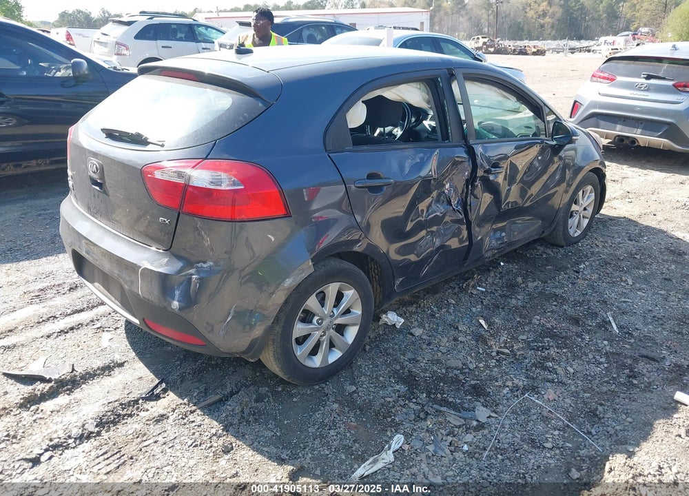 2014 KIA RIO EX VIN: KNADN5A39E6354237