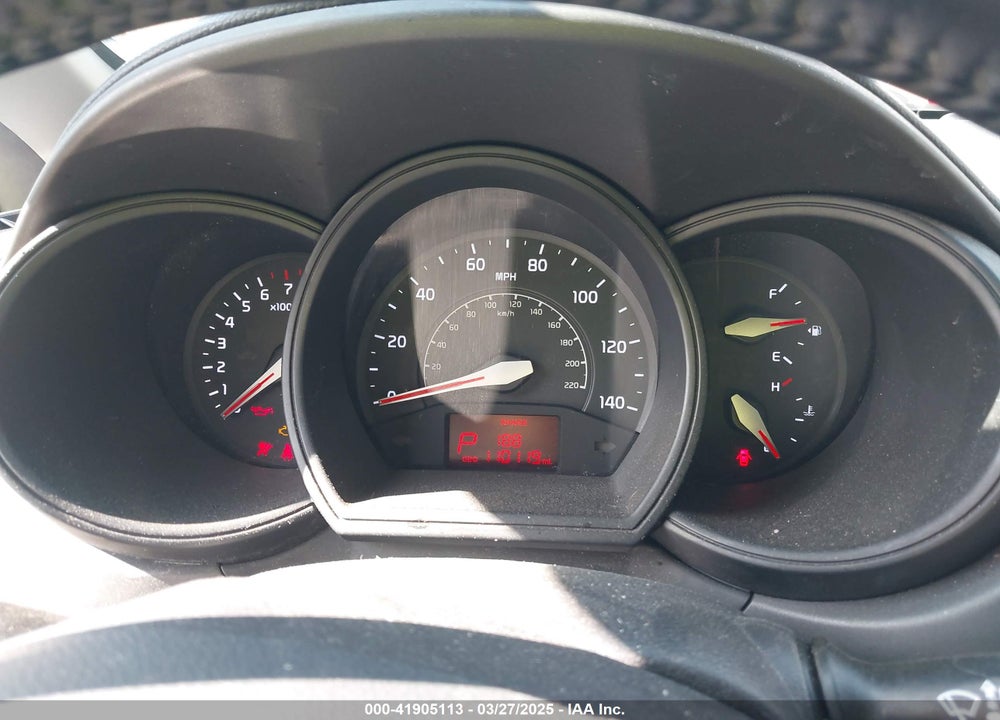 2014 KIA RIO EX VIN: KNADN5A39E6354237