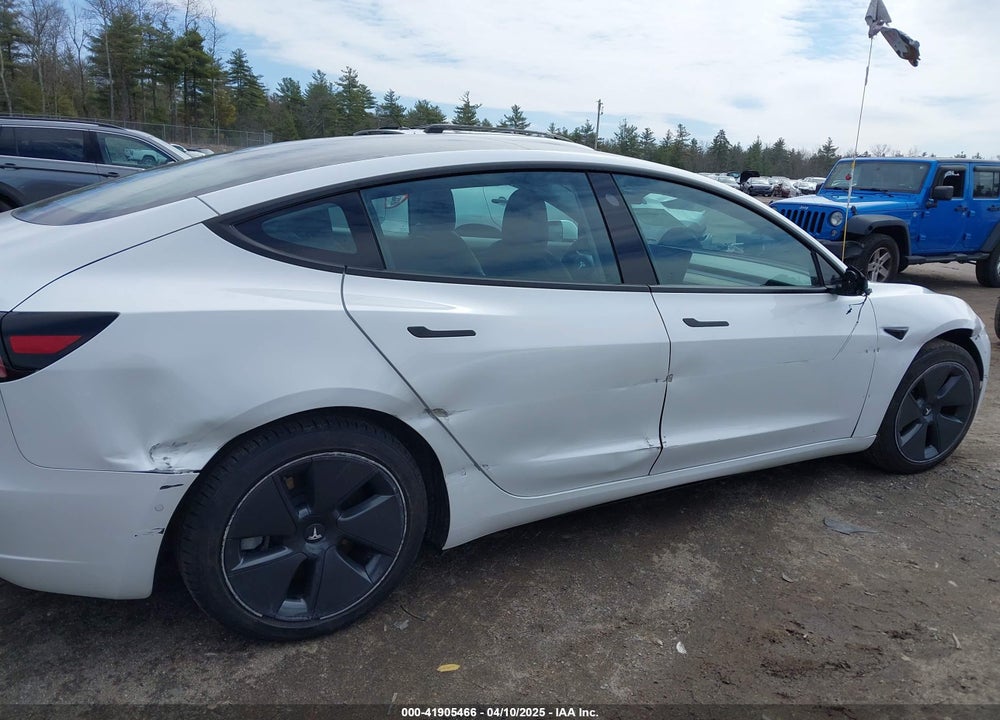 2022 TESLA MODEL 3 REAR-WHEEL DRIVE VIN: 5YJ3E1EA9NF101519