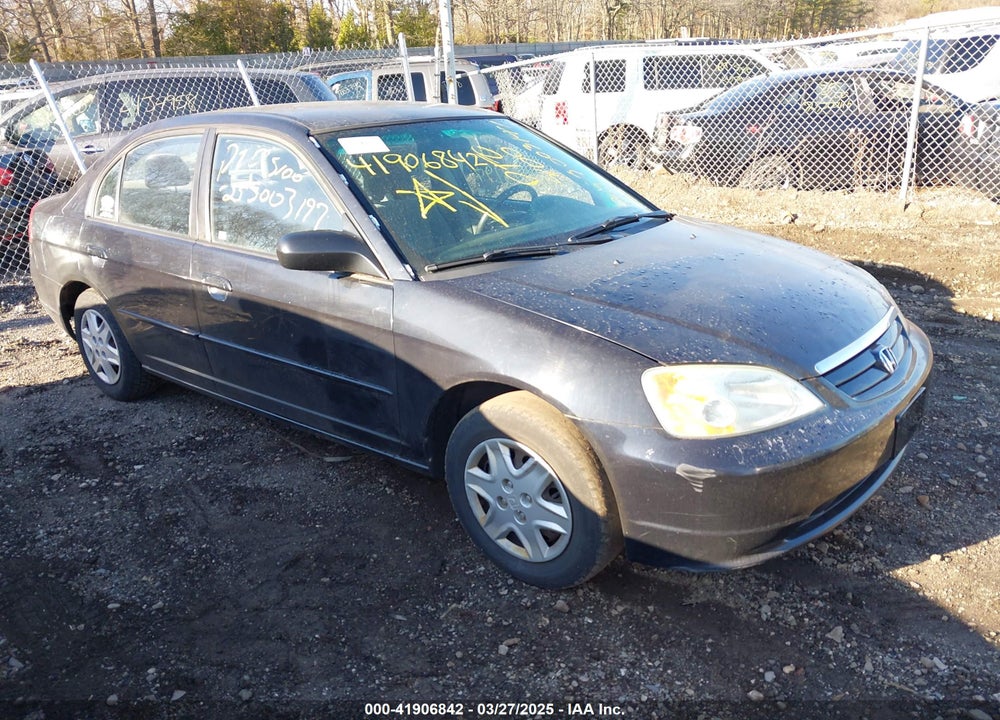 2003 HONDA CIVIC LX VIN: 2HGES15583H610210