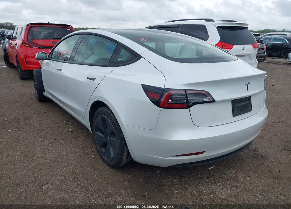 2021 TESLA MODEL 3 STANDARD RANGE PLUS REAR-WHEEL DRIVE VIN: 5YJ3E1EA1MF917302