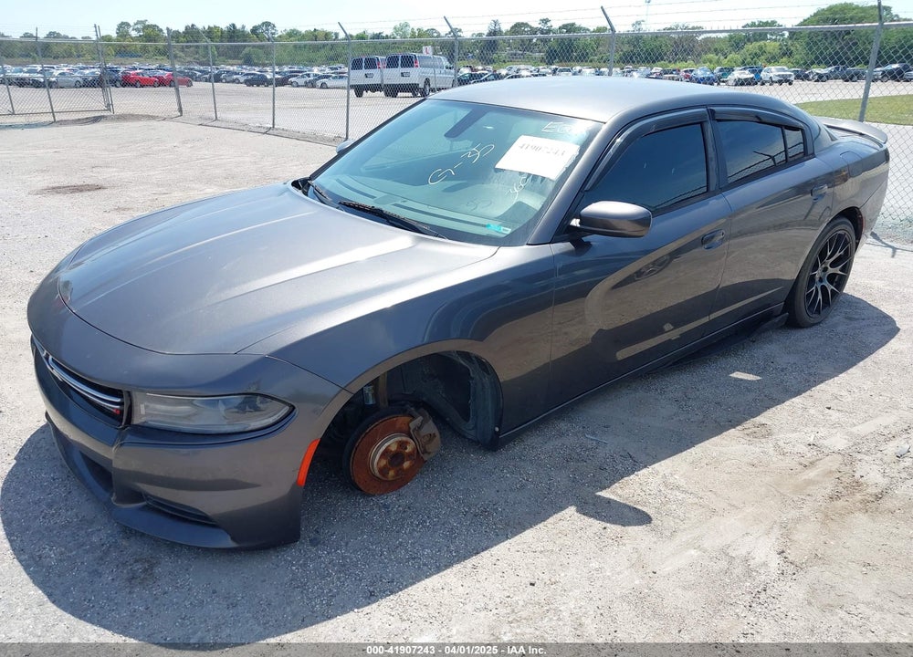 2015 DODGE CHARGER SE VIN: 2C3CDXBGXFH751491