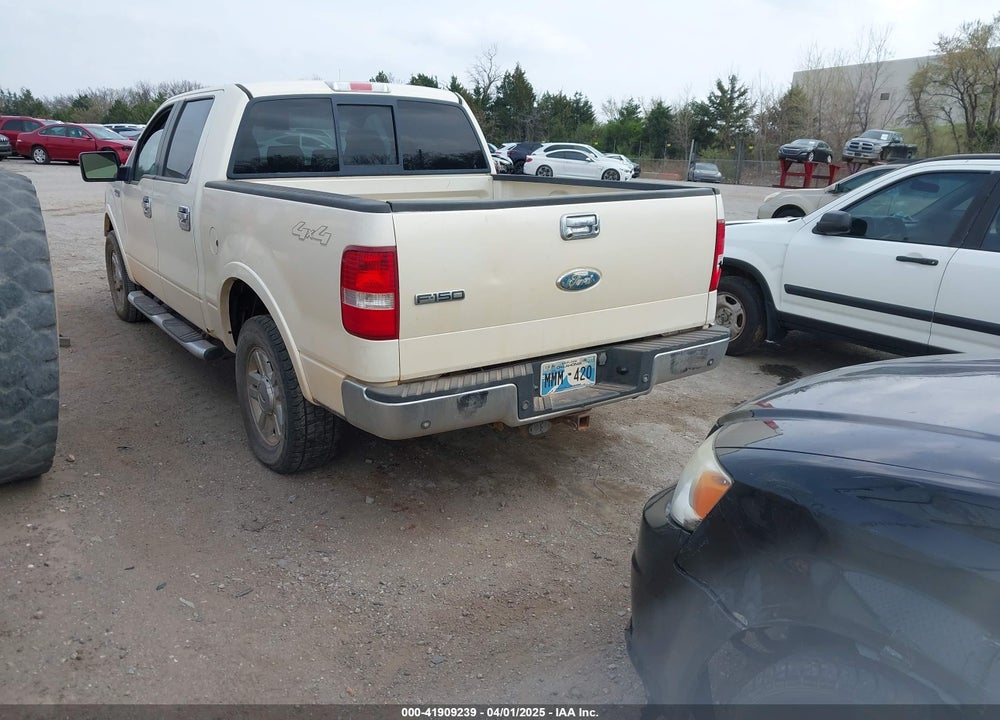 2008 FORD F-150 60TH ANNIVERSARY/FX4/KING RANCH/LARIAT/XLT VIN: 1FTPW14V08FA50396