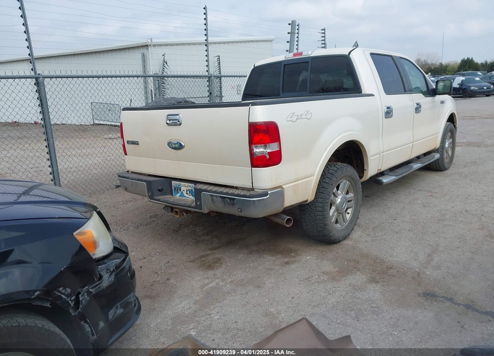 2008 FORD F-150 60TH ANNIVERSARY/FX4/KING RANCH/LARIAT/XLT VIN: 1FTPW14V08FA50396